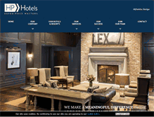 Tablet Screenshot of hp-hotels.com